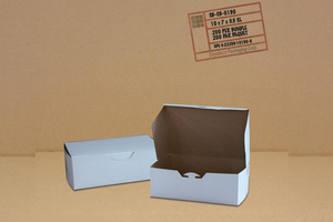 White Cake Boxes,  10 x 7 x 3.5,  200 pcs