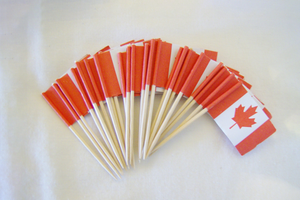 Flags, Picks, Canadian Flag Design, 144 pcs