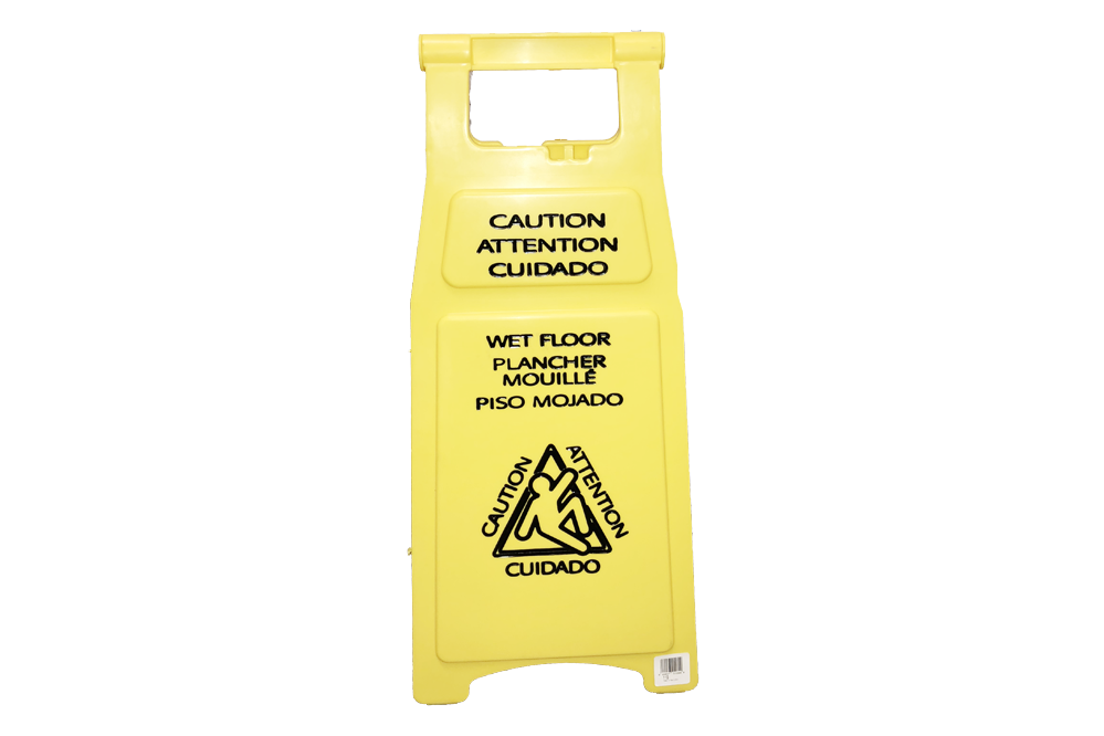 Wet Floor Sign, 1 Piece, 62 x 30cm, ***Open Box***