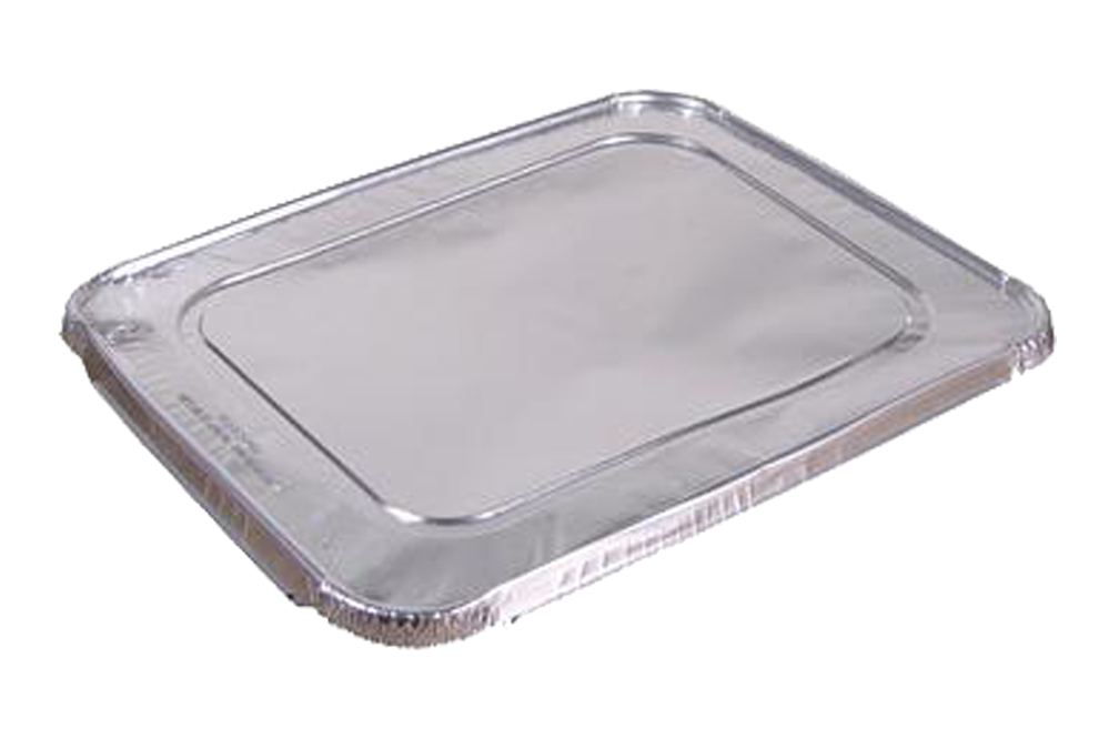 Foil Lids, HALF SIZE, For Aluminum Container ,100 pcs, #0060150, #AC400L-MC