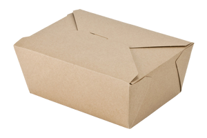 Kraft Paper Food Container, 5 x 4.5 x 2.5,  450pcs, #K-1450,  #1