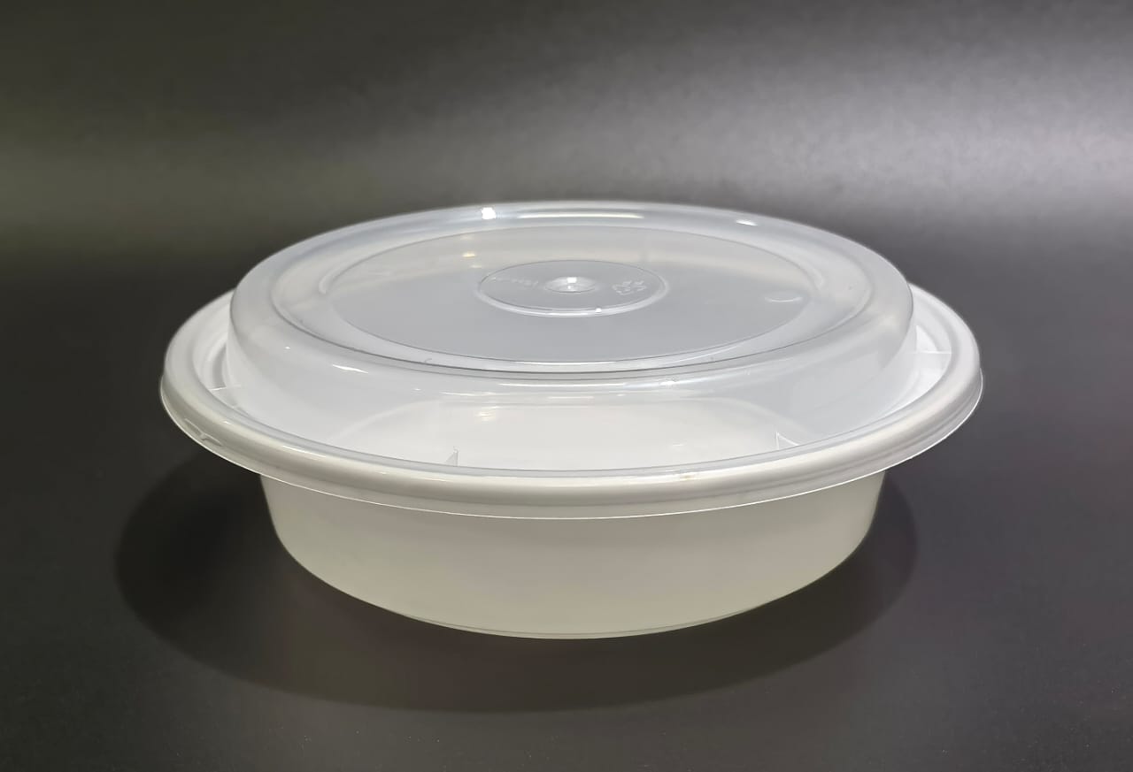 Microwavable Container Round , 6'', 150 sets, 16 oz, #Koality, #White #RK16 #R-16W
