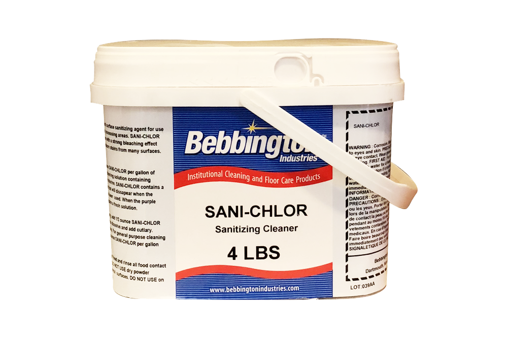 Sanitizer powder For Sink AND Hand Wash Dishes,  #SANI-CHLOR,  4 LBs