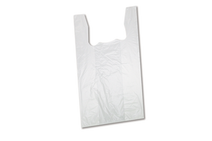 Shopping Bags,  LowDensity,  White, 10x5x18 , 2000pcs  #S1W