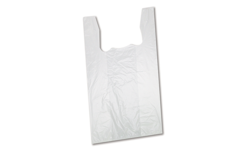 Shopping Bags,  LowDensity,  White, 10x5x18 , 2000pcs  #S1W