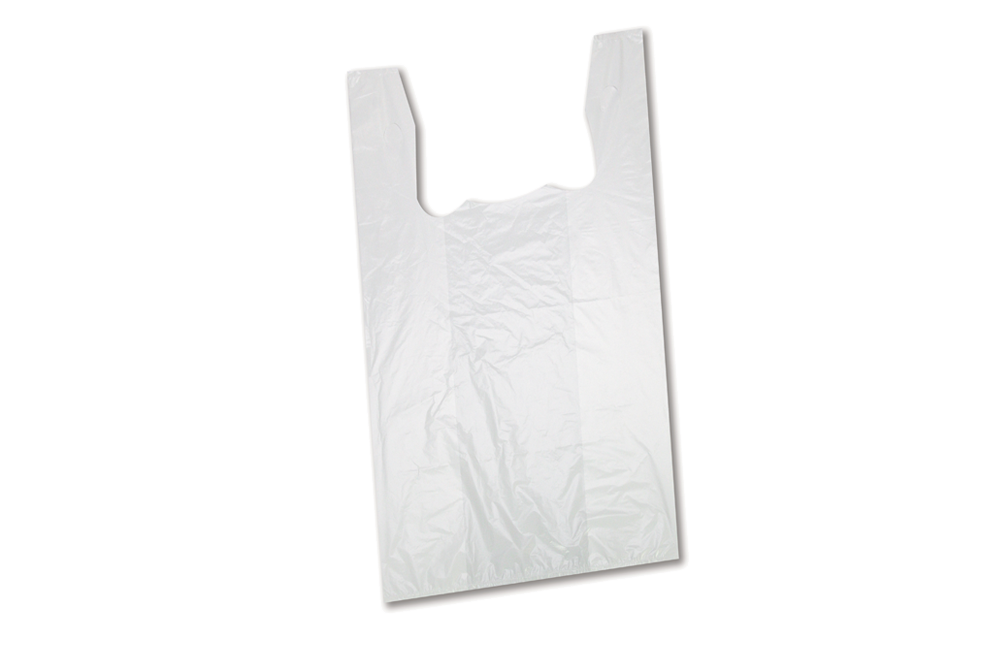 Shopping Bags  Low Density White,   17''x20'',  1000pcs  # S3W