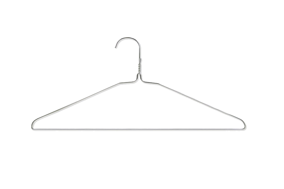 Suit Hangers  16'' , Gauge 13 , White  500pcs  #HA10W
