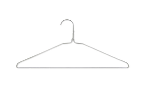 Suit Hangers  16'' , Gauge 13 , White  500pcs  #HA10W