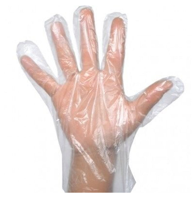 Gloves, Deli, Poly,  #Small, #TPE Perform, #100 pcs,