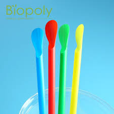 Spoon Straw, Plastic,  200 pcs,  8"