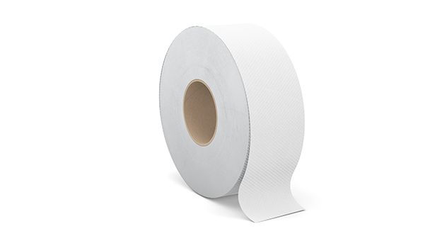 Mini Jumbo Toilet Paper Roll, 2ply, 3.5'' x 1400',  #6 Rolls  #T260A