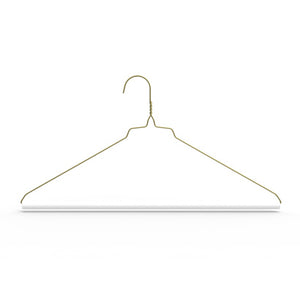 Shirt Hangers,  18'' Gauge, 14.5  White  500pcs #HA30W